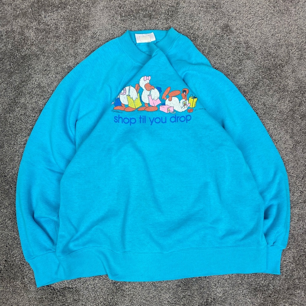 Vintage 90s shop til‎ you drop crewneck